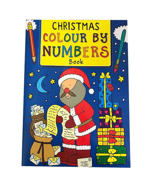 Christmas Colour By Numbers Book