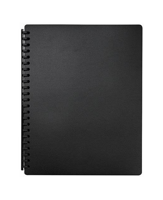 Display Book Fm Refillable 20 Pocket Black