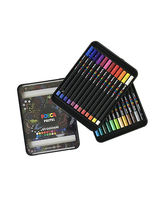 Uni Posca Pastels Assorted Set of 24