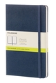 Moleskine Classic Hardcover Notebook Plain Large Sapphire Blue