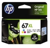 HP Ink 67XL Tri Colour 200 Pages