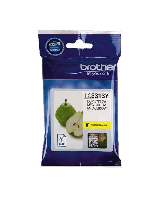 Brother Ink LC3313Y Yellow (400 Pages)