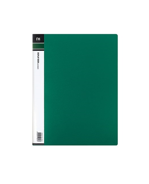 Display Book Fm Book A4 20 Pocket Green