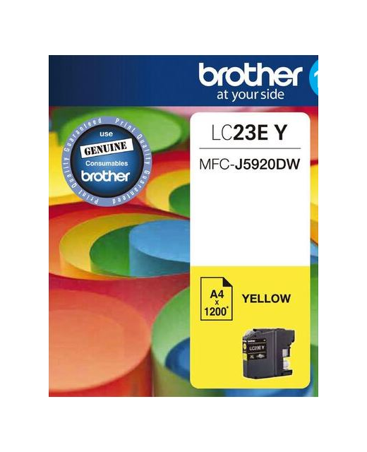 Brother Ink LC23E Yellow (1200 Pages)