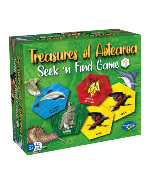 Treasures Of Aotearoa Board Game Seek & Find