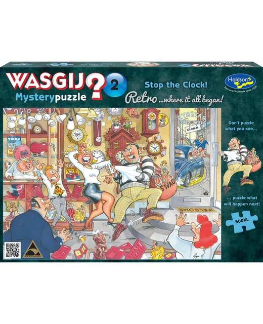 Holdson Wasgij Mystery Puzzle 2 Stop the Clock (500pc)