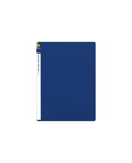 Display Book Fm Book Blue Insert Cover 20 Pocket