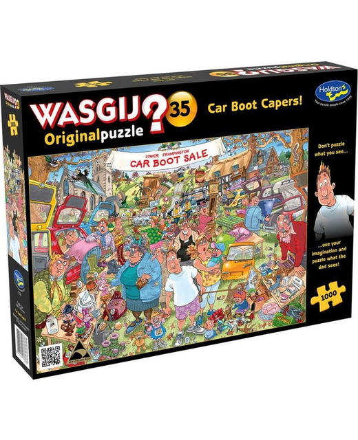 Holdson Wasgij Original Puzzle 35 Car Boot Capers (1000pc)