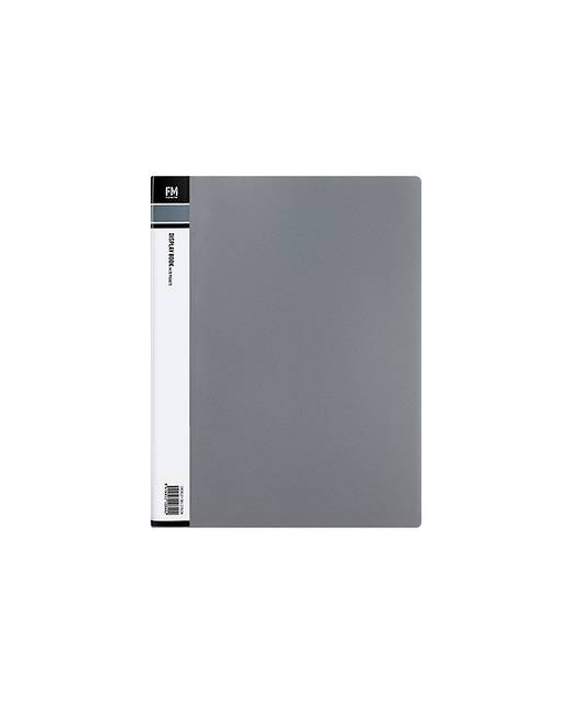 Display Book Fm Book Grey A4 20 Pockets