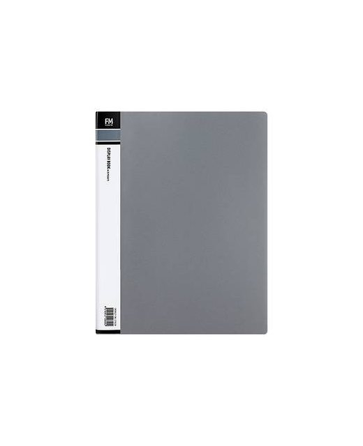 Display Book Fm Book Grey A4 20 Pockets