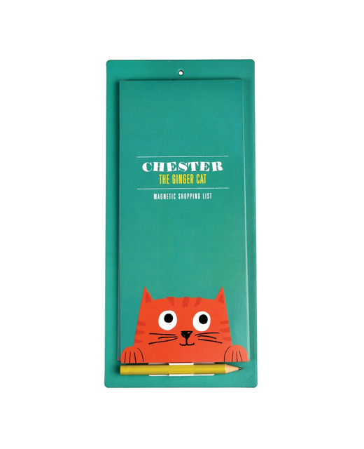 Rex London Magnetic Shopping List - Chester The Cat