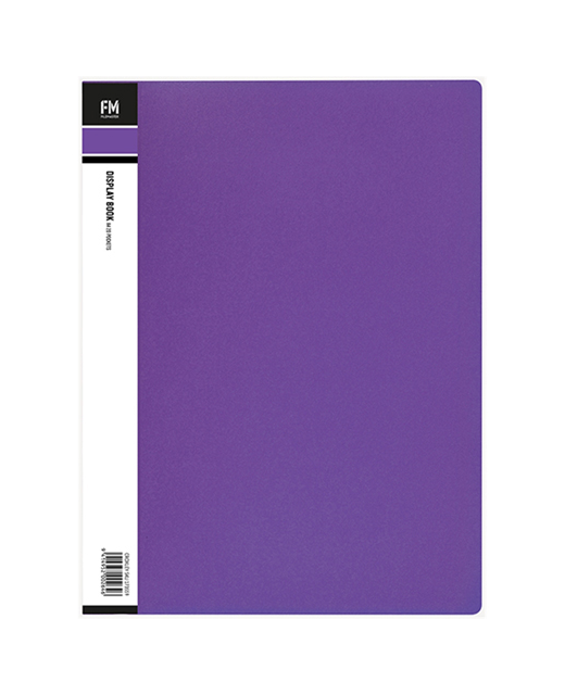 Display Book Fm Book Vivid A4 Passion Purple 20 Pocket