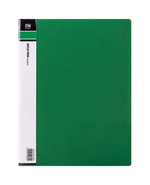 Display Book Fm Book A4 60 Pocket Green