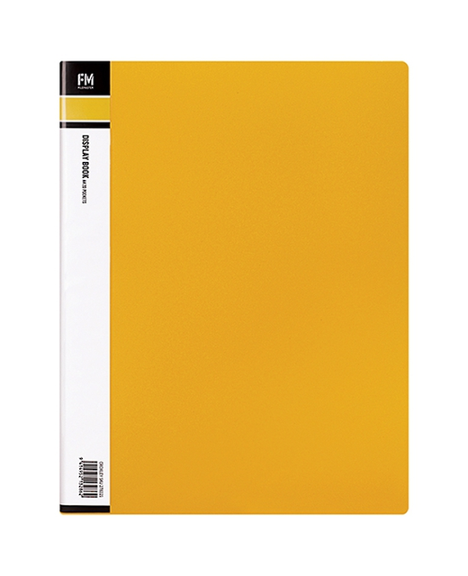 Display Book Fm Book A4 Yellow 60 Pocket