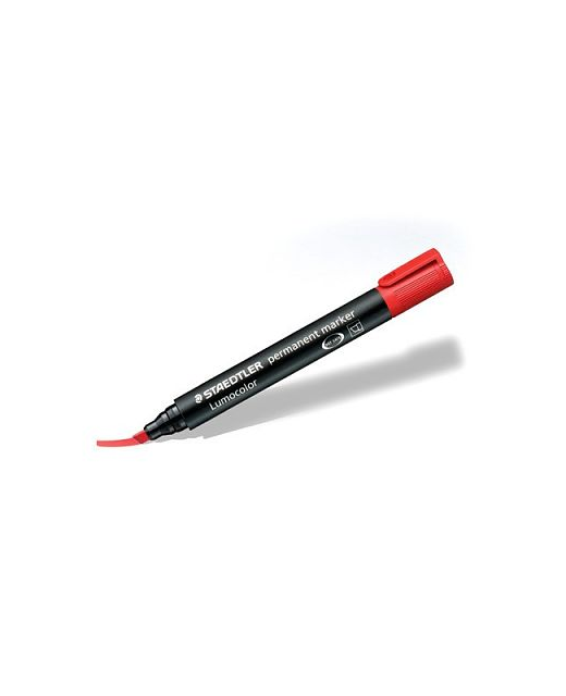 STAEDTLER PERMANENT MARKER RED CHISEL