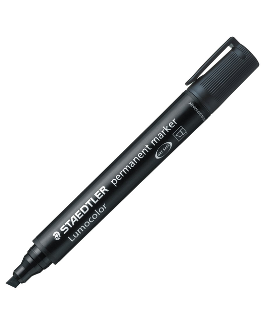 STAEDTLER PERMANENT MARKER BLACK CHISEL