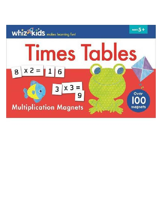 Whiz Kids Magnetic Times Table