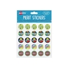 MERIT STICKERS ASSORTED CAPTIONS 3 ROUND 300 PACK