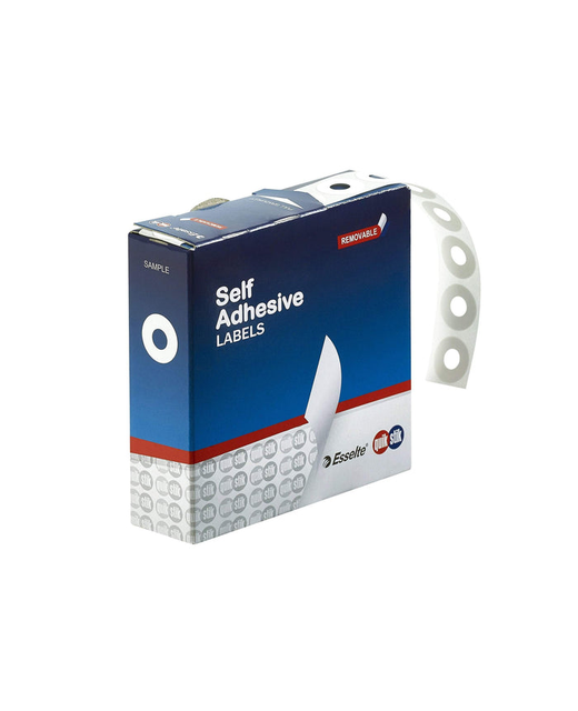 Quikstik Label Dispenser Eyelets Plastic White 500 Labels