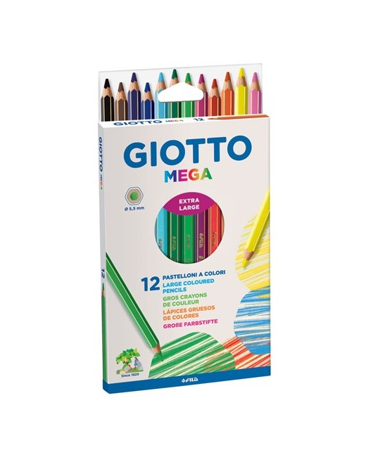 GIOTTO MEGA PENCILS BOX OF 12