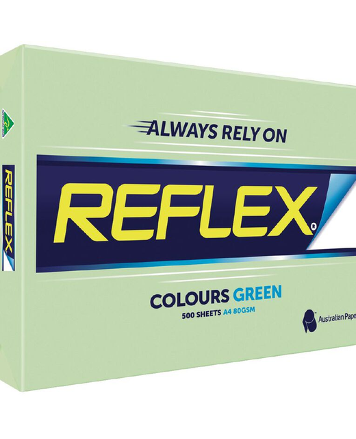 REFLEX COPY PAPER A4 80GSM GREEN TINT