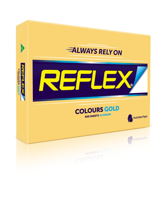 REFLEX COPY PAPER A4 80GSM YELLOW TINT