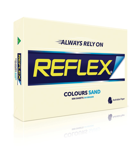 REFLEX COPY PAPER A4 80GSM SAND TINT