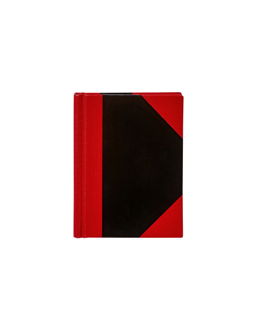 SPIRAX BLACK AND RED CASE NOTEBOOK A7 