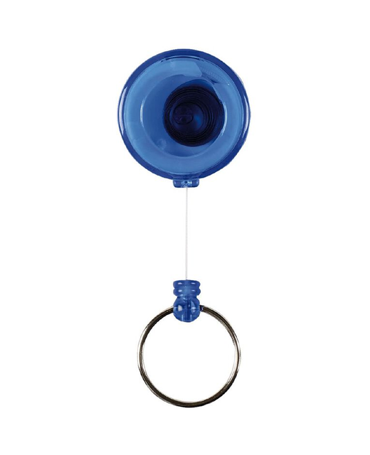 KEY HOLDER REXEL RETRACTABLE MINI BLUE