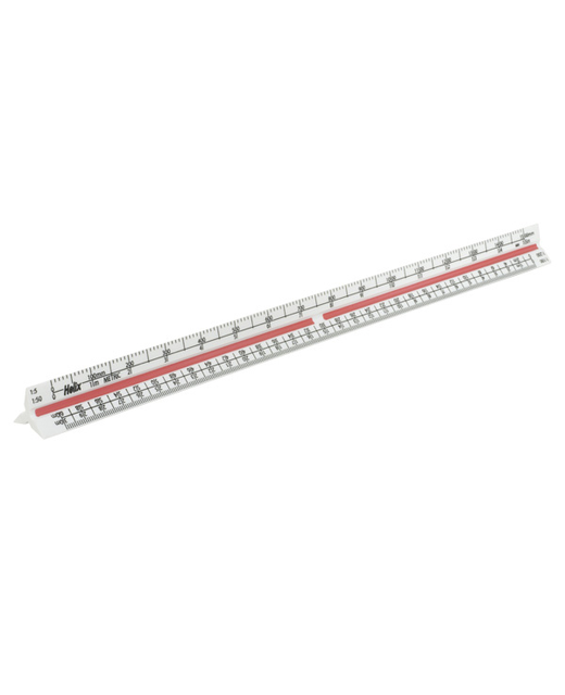 HELIX TRIANGULAR SCALE RULER 30CM 300MM