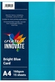 CARD A4 160GSM BLUE CREATE & INNOVATE 250 PACK