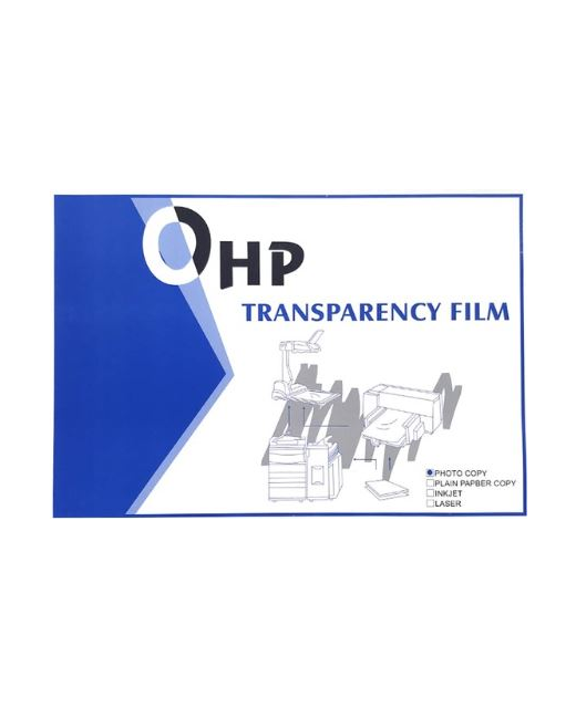 TRANSPARENCY OHP FILM A4 10MIC 100 PACK