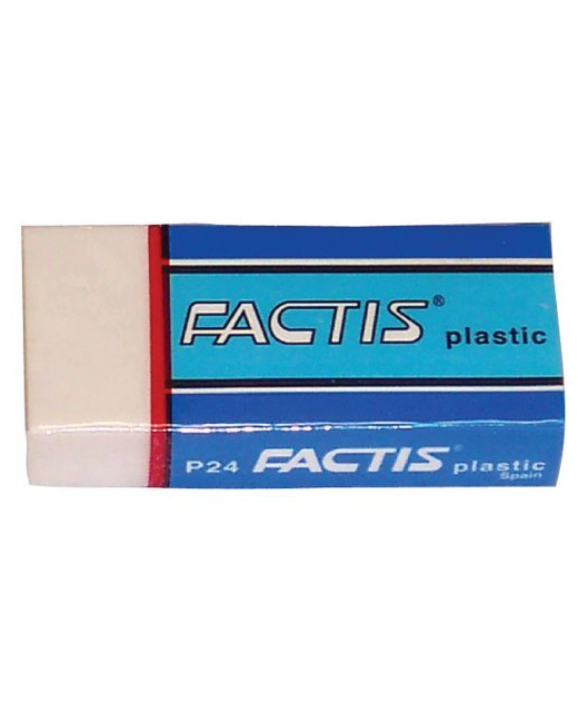 Eraser Factis P24 Soft White Plastic