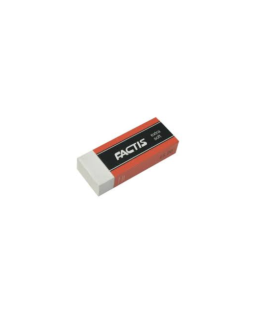 Eraser Factis Es20 Soft White Plastic