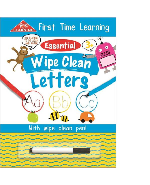 FIRST TIME LEARNING WIPE CLEAN LETTERS