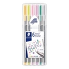 TRIPLUS STAEDTLER FINELINER PASTEL COLOUR