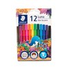 FELT TIP PENS STAEDTLER LUNA FIBRE 12 PACK