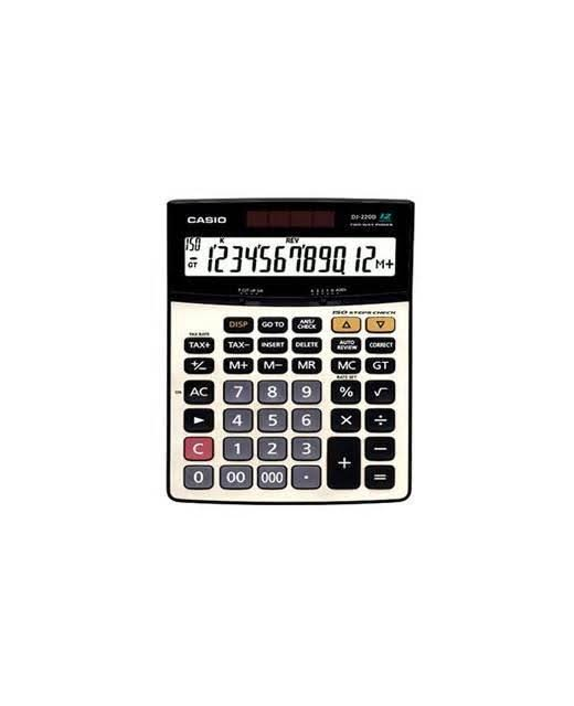 DJ220D CASIO 150 STEP TAX CALCULATOR 12 DIGIT