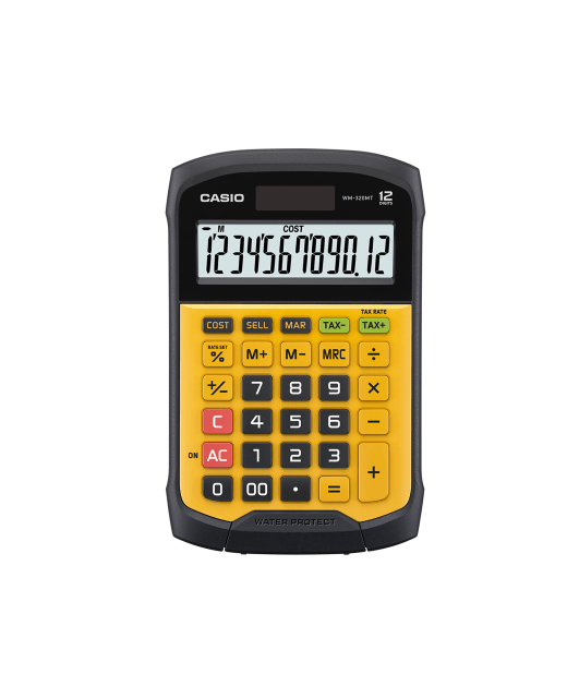 CASIO DESKTOP CALCULATOR WATER/DUST PROOF