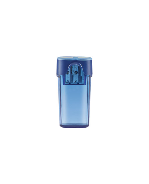 DOUBLE HOLE SHARPNER STAEDTLER BLUE PLASTIC CONTAINER