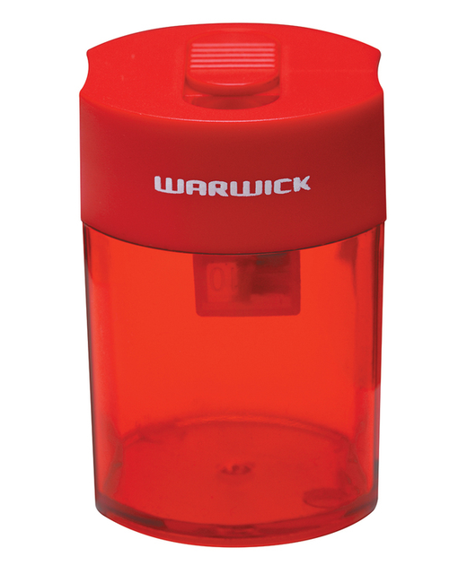 PENCIL SHARPENER WARWICK TUB PLASTIC SINGLE HOLE