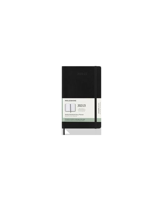 DIARY MOLESKINE 18MNTH 20222023 NOTES SOFTCOVER LARGE BLACK