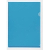 L Shape Pockets Fm A4 Blue Pack 12