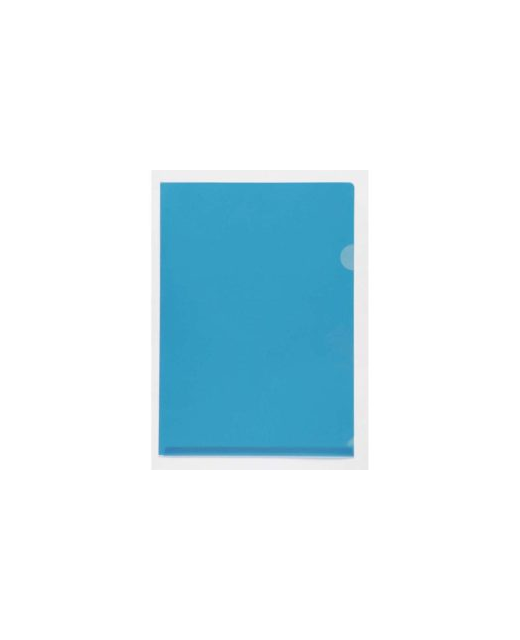 L Shape Pockets Fm A4 Blue Pack 12