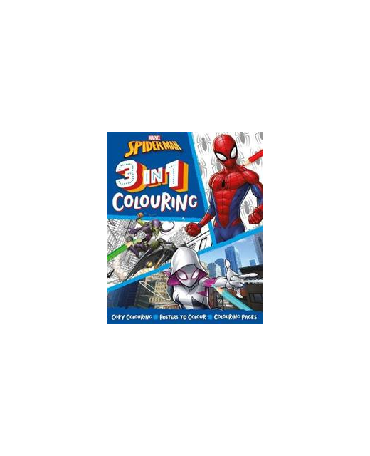 SPIDERMAN 3 IN 1 COLOURING 