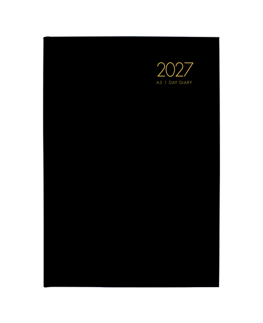 DIARY 2027 WINDSOR A51 DTP BLACK