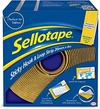 SELLOTAPE STICKY HOOK LOOP STRIP REMOVABLE 20MMX6M