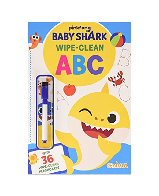 BABY SHARK WIPE-CLEAN ABC 