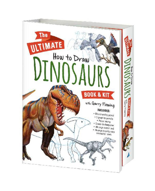 HOW TO DRAW DINOSAURS BOOK & KIT 