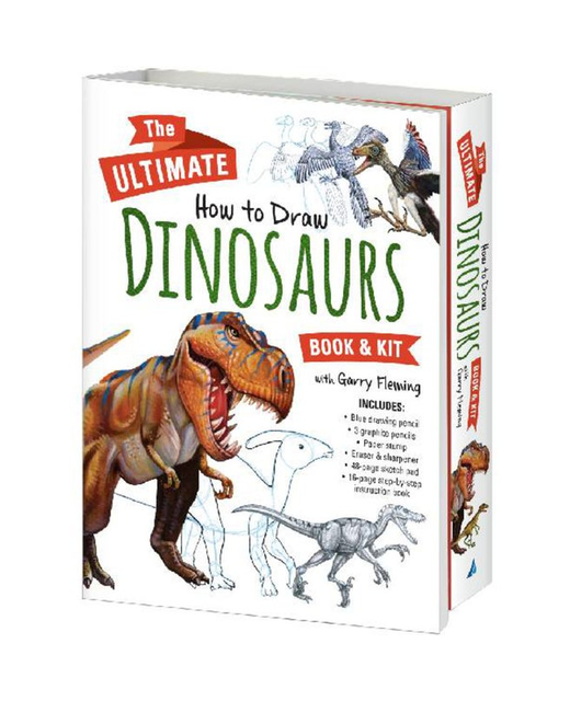 HOW TO DRAW DINOSAURS BOOK & KIT 